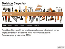 Tablet Screenshot of davidsoncarpentry.com